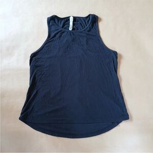 Avia Tank Top Large Black Ribbed Loose Fitting Activewear Athleisure Shirt